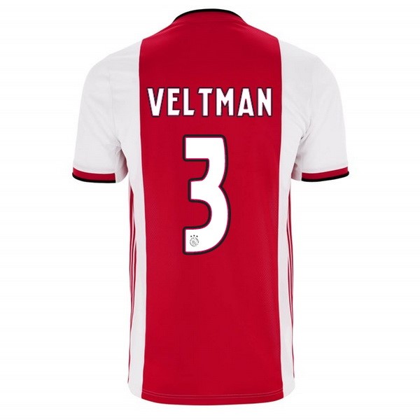 Camiseta Ajax 1ª Veltman 2019-2020 Rojo